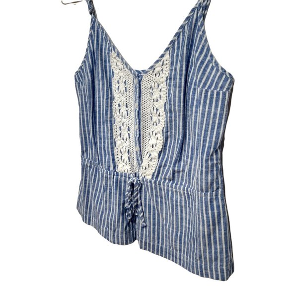 Abercrombie & Fitch Striped Lace Tank Top Size XS - Picture 5 of 15